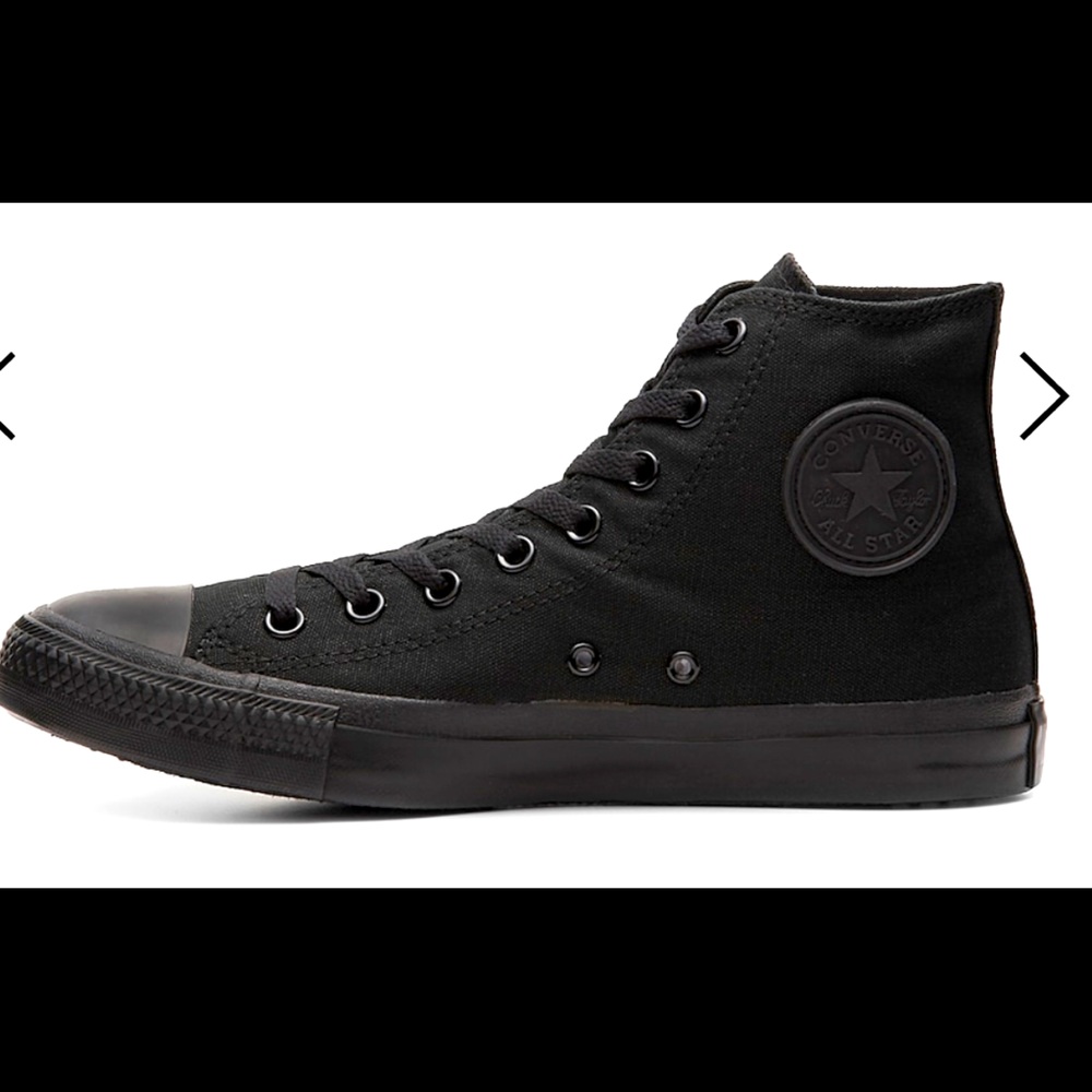 All Black Converse Sneakers